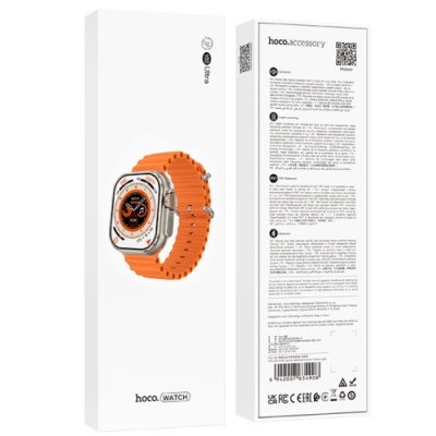 смарт-годинник hoco y23 ultra smart sports watch(call version) (золотий) 