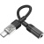 перехідник hoco ls37 type-c - aux (3.5mm)(female) (чорний) 