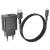 мережевий зарядний пристрій borofone ba72a spring 1usb/18w/qc3.0 + (usb - microusb) (чорний) 