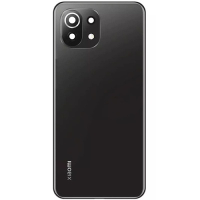 задня панель корпуса для xiaomi 11 lite, truffle black (matte black)