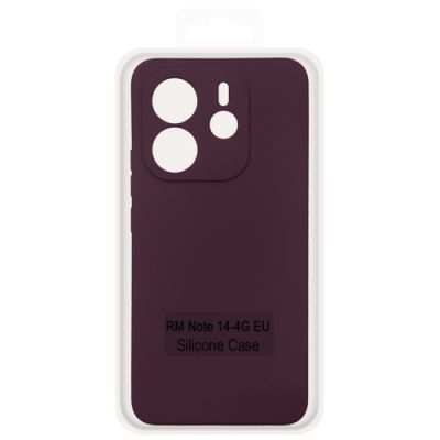Купить чохол soft silicone case full для xiaomi redmi note 14 4g eu (164.84/78.15/8.16mm) (бордовий) онлайн