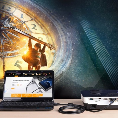 мультимедійний кабель dvi to dvi 2.0v od8.0 2k*4k 2160p *3840p 3m black 