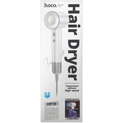 фен hoco hp19 (білий) 