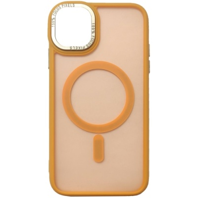 Купить чохол space tpu+pc color matte with magsafe для apple iphone 12/12 pro (yellow) онлайн
