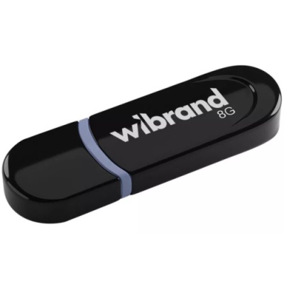 usb флеш-накопичувач wibrand 8gb panther (чорний) 