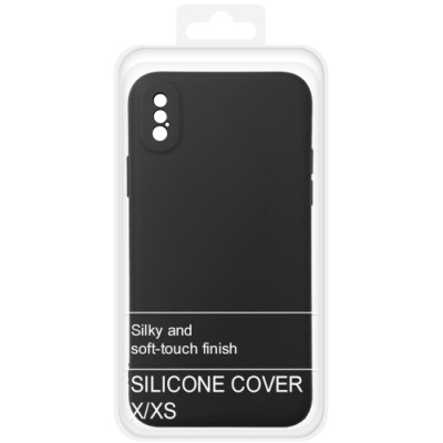 Купить чохол silicone case для apple iphone x/xs (18) black - full camera онлайн