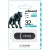 usb флеш-накопичувач wibrand 32gb panther (чорний) 