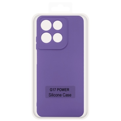 Купить чохол soft silicone case full для motorola g17/g17 power (elegant purple) онлайн