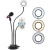 Кільцева Лампа Fill Light 3in1 9см настільна (Чорний) кільцева лампа fill light 3in1 9см настільна (чорний)