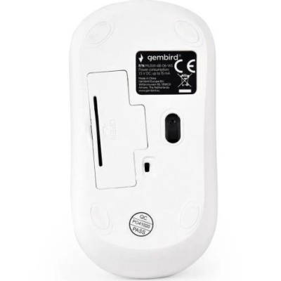 мишка бездротова оптична gembird musw-4b-06-ws (біло-сірий) 