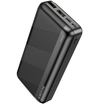додаткова батарея power bank borofone bj27a 20000 mah (чорний) 