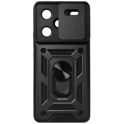Купить чохол-накладка armor magnet camshield для xiaomi redmi note 13 pro plus 5g - black онлайн