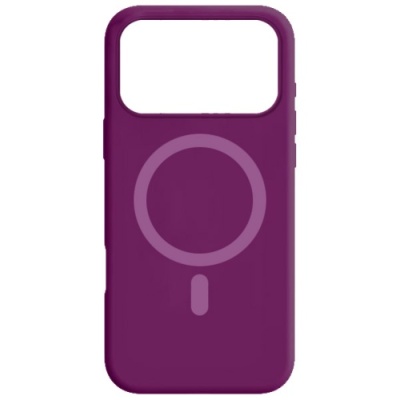 Купить чохол silicone case with magsafe для apple iphone 17 pro (manyue red) онлайн