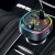 FM Модулятор SkyDolphin SZ21 Aluminium/Bluetooth/TF Card/LED/2USB/3.1A/18W (Чорний)