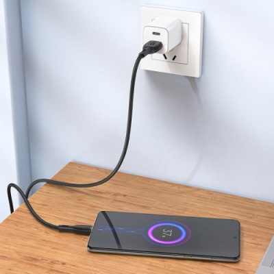кабель borofone bx86 usb - microusb 2.4a/1m (чорний) 