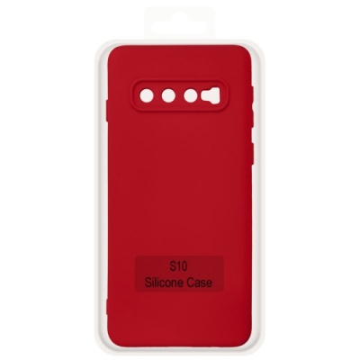 Купить чохол soft silicone case full для samsung g973 galaxy s10 (red) онлайн
