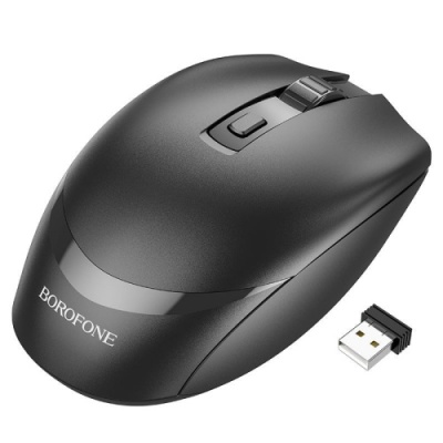 мишка бездротова borofone bg7 (чорний) 