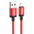 кабель hoco x89 wind usb - lightning 2.4a/1m (червоний) 