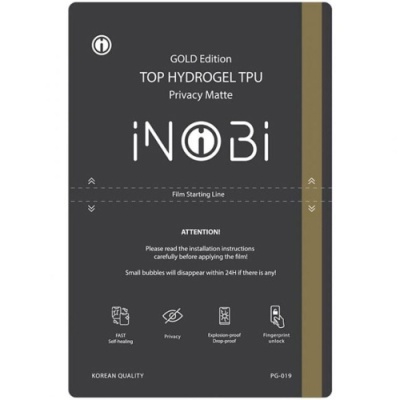 гідро-гель плівка inobi gold edition privacy pg-019 анти-шпигун/ матова (25 штук) (180*120mm)