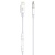кабель aux xo nbr192a lightning male + 3.5 (male) 1m (білий) 