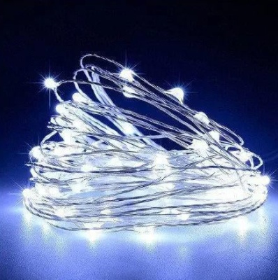 гірлянда №20 стрічка 10м (холодний білий/usb/на батарейках 3*аа) 