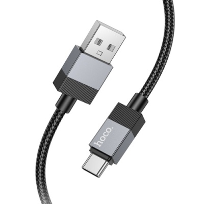 кабель hoco x110 usb - type-c 3a/1m (чорний) 