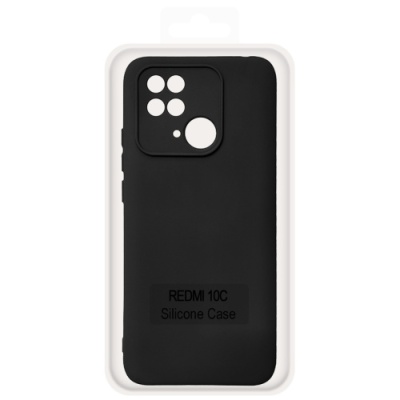 Купить чохол soft silicone case full для xiaomi redmi 10c (black) онлайн