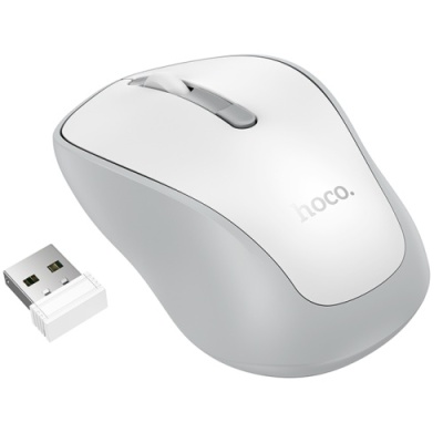 мишка бездротова hoco gm41 (білий) 