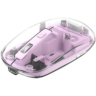 мишка бездротова xo m12 bluetooth+2.4g (фіолетовий) 