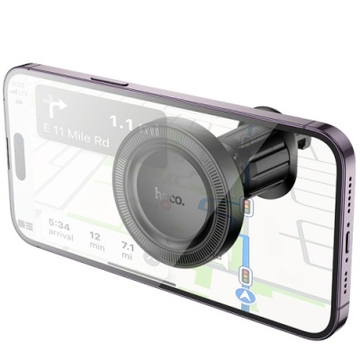 Автотримач Hoco H56 Magnetic Ring (Чорний)