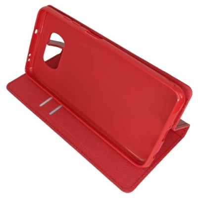 Купить чохол-книжка leather fold для xiaomi poco x3/x3 pro (червоний) онлайн