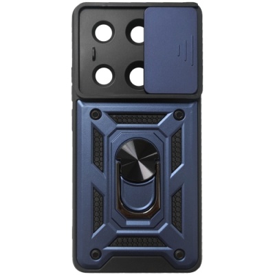 Купить чохол-накладка armor magnet camshield для xiaomi redmi note 13 pro 4g/note 14s/poco m6 pro 4g - dark blue онлайн