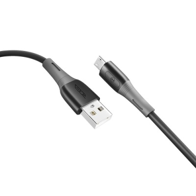 кабель ridea rc-si35 siliconepro usb - microusb 3a/1m (чорний) 