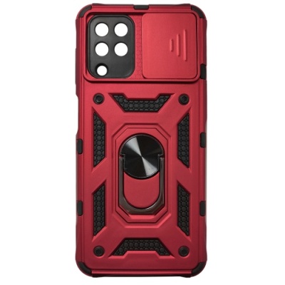 Купить чохол-накладка armor magnet camshield для samsung a225 galaxy a22 4g/m325 galaxy m32 4g - red онлайн