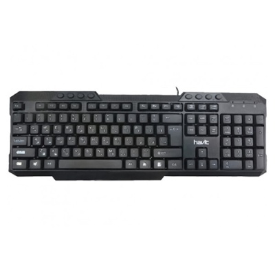 клавіатура провідна havit hv- kb613 multimedia black 