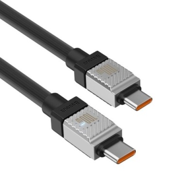 кабель baseus coolplay series (pd) type-c - type-c 100w/1m (cakw000201) (black) 