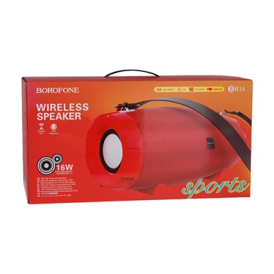 портативна колонка borofone br14 (червоний) 