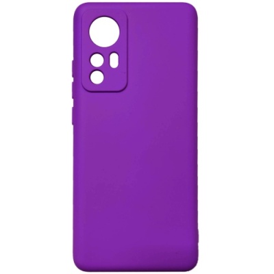Купить чохол soft silicone case full для xiaomi 12 (бузковий) онлайн