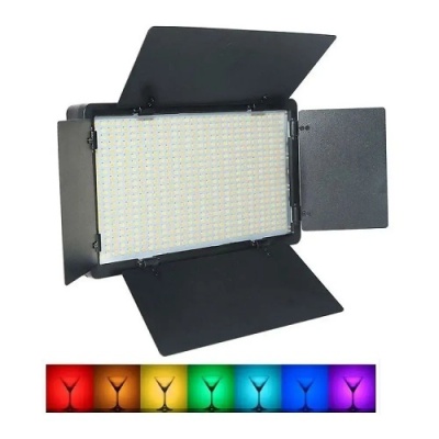 прямокутне студійне світло led 800 rgb (12") (чорний) 