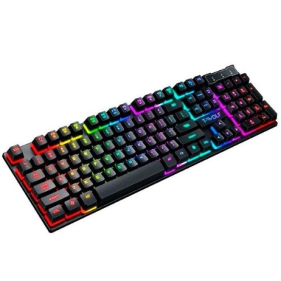 клавіатура провідна t-wolf t20 (чорний) 