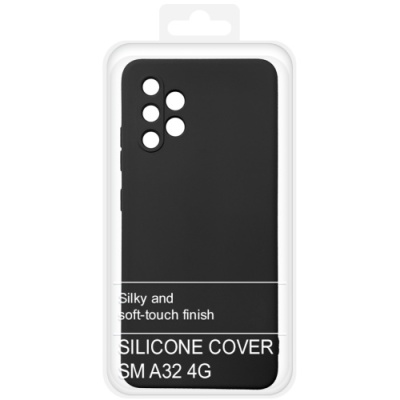 Купить силіконовий чохол soft silicone case для samsung a325 galaxy a32 - black онлайн