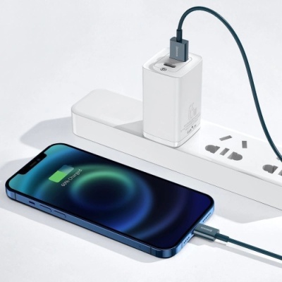 кабель baseus superior series usb - lightning 2.4a/1m (calys-a03) (blue) 