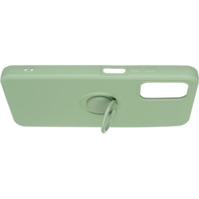 Купить силіконовий чохол soft silicone casevsmagnet ring для xiaomi redmi 9t/poco m3 - green онлайн