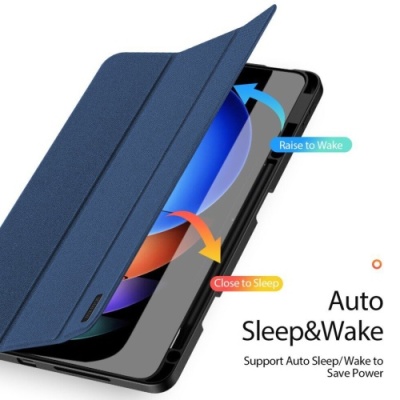 Купить чохол dux ducis domo для xiaomi pad 6s pro 12.4" with stylus pen holder & auto sleep wake (blue) онлайн