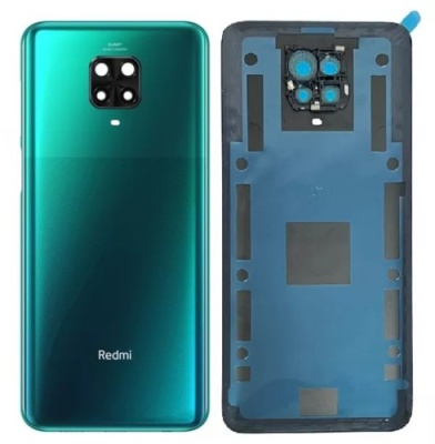 задня кришка для xiaomi redmi note 9s/note 9 pro/note 9 pro max (зі склом камери) tropical green (64mp)