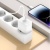 мережевий зарядний пристрій borofone bas13a charger set 1type-c/20w/pd + (type-c - lightning) (білий) 