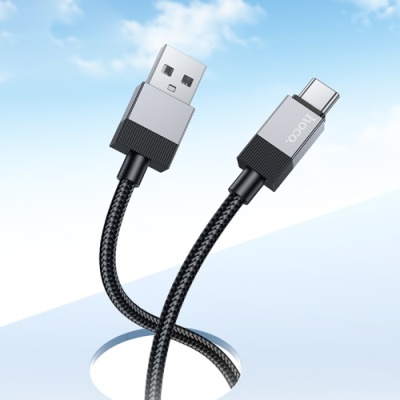 кабель hoco x110 usb - type-c 3a/1m (чорний) 