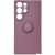 Купить силіконовий чохол soft silicone casevsmagnet ring для samsung s918 galaxy s23 ultra - cherry purple онлайн