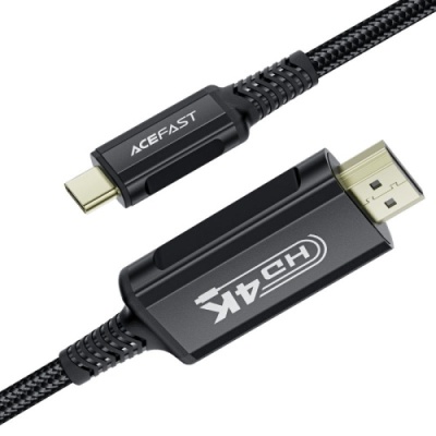 перехідник адаптер acefast c1-10 type-c - hdmi (1.8м) (чорний) 