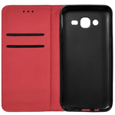 Купить чохол-книжка leather fold для samsung j500 galaxy j5 (червоний) онлайн